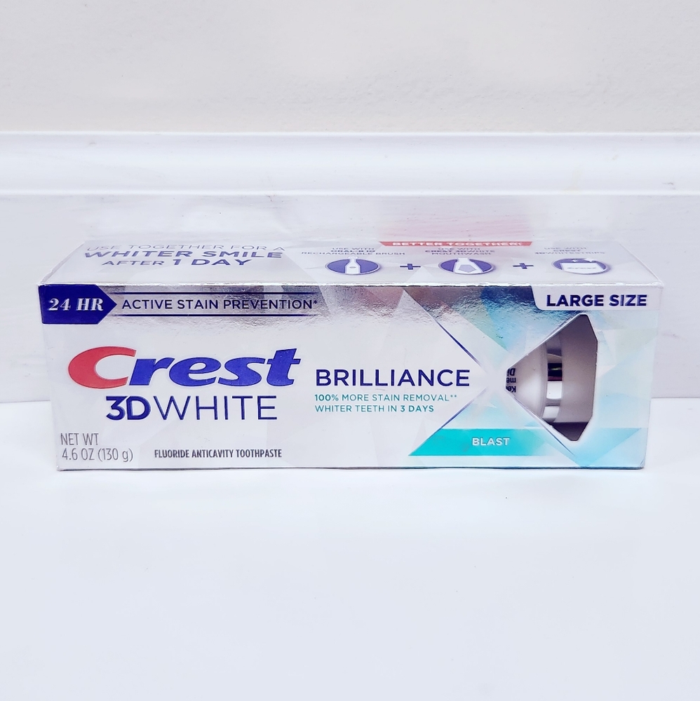 ⭐4/$15 Crest 3D White Brilliance Toothpaste Blast
